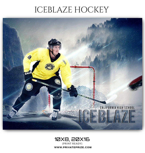 “Drag And Drop” Your Photos To Top 5 Ice Hockey Templates