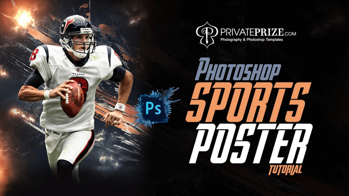 Photoshop sports poster tutorial - Easiest way for beginners