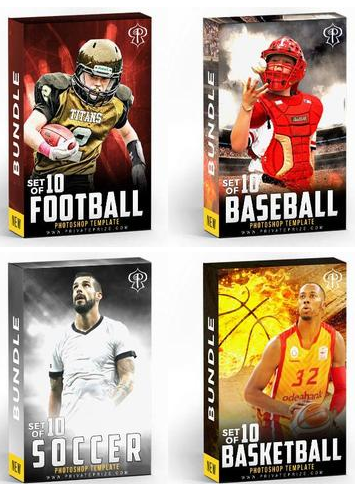 Sports Bundle Photography Template