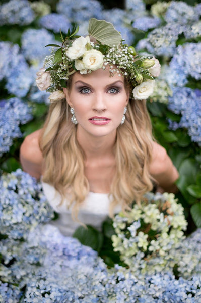 Prettiest & Easiest Accessories For Wedding Hairstyle: Flower Crown