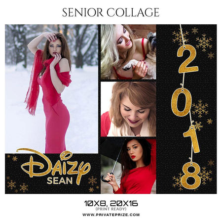 Daizy Sean - Senior Collage Photography Template - PrivatePrize - Photography Templates