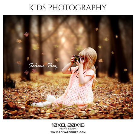 Sahara Shay - Kids Photography Photoshop Templates - Photography Photoshop Template