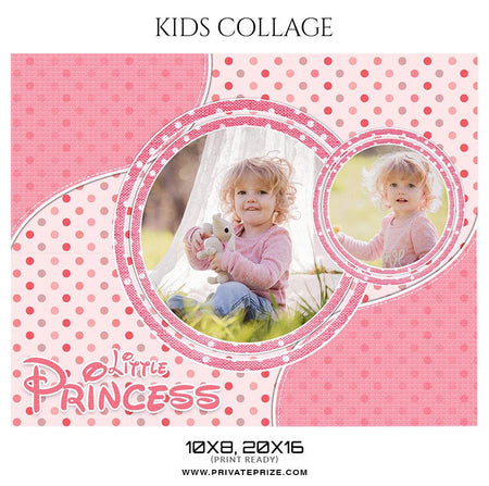 Little Princess - Kids Collage Set - PrivatePrize - Photography Templates