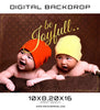 Be Joyfull Kids Digital Background Template - Photography Photoshop Templates