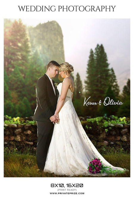 Kenn & Olivia - Wedding Photography photoshop templates - PrivatePrize - Photography Templates
