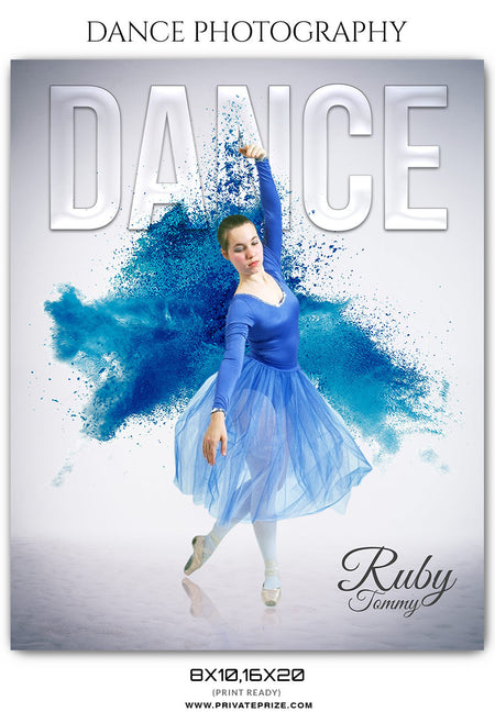 RUBY TOMMY - DANCE PHOTOGRAPHY - Photography Photoshop Template