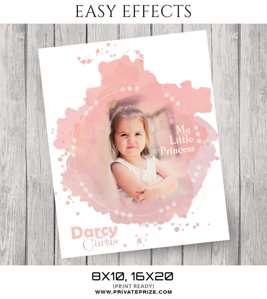 Darcy Curtis Easy Effects- Framed - Photography Photoshop Template