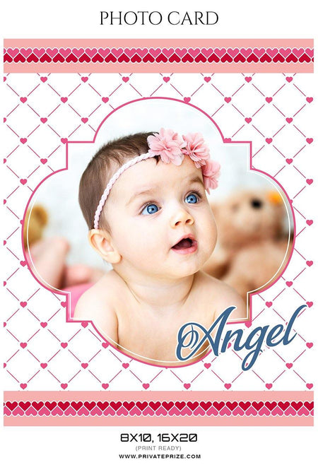 Angel - Photo card - PrivatePrize - Photography Templates