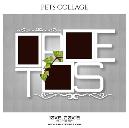 MAX DOG COLLAGE - PETS PHOTOGRAPHY - Photography Photoshop Template