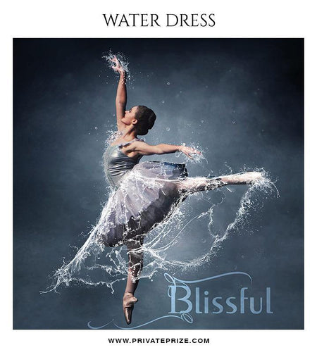 Blissful - Water dress overlays and Brushes - PrivatePrize - Photography Templates