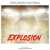 Explosion - Football Themed Sports Photography Template - PrivatePrize - Photography Templates