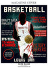 Lewis Dan - Basketball Sports Magazine Cover Photography Templates - Photography Photoshop Template