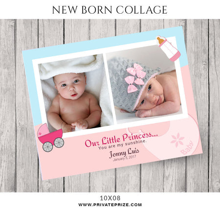 Baby Collage Set - Sunshine - Photography Photoshop Template