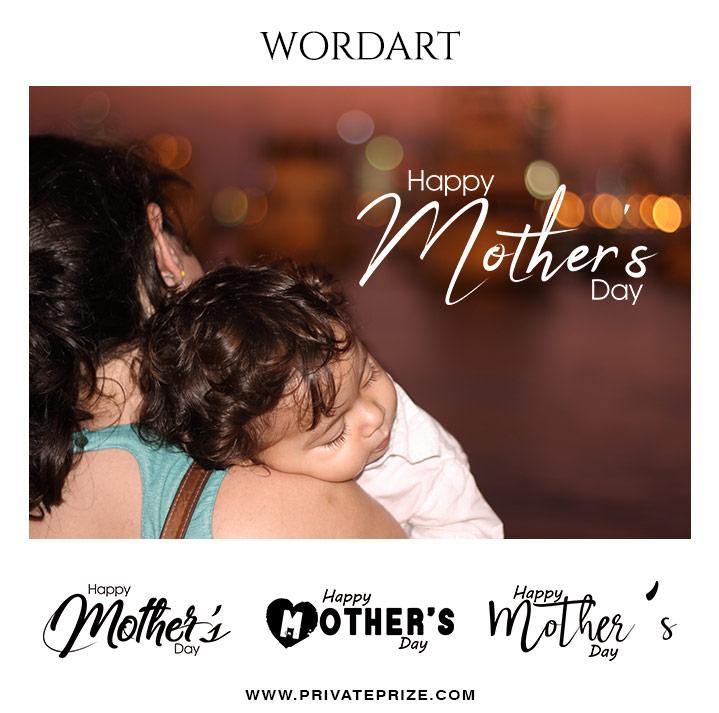 Mother's day - Word Art - PrivatePrize - Photography Templates