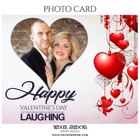 Valentine's Day - Photo Card - PrivatePrize - Photography Templates