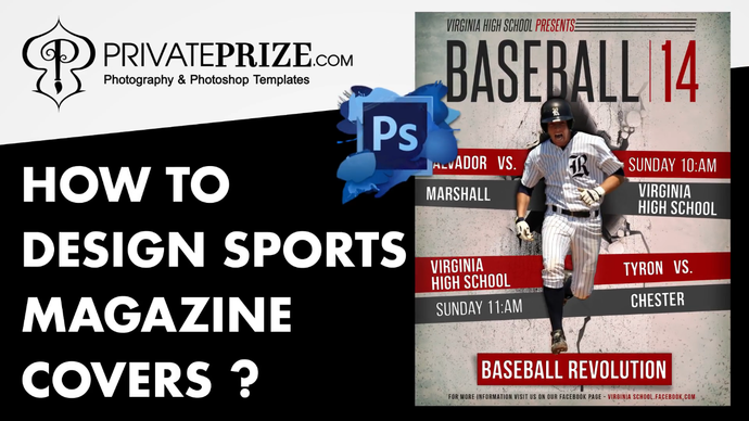 How to design sports magazine covers for professional photographers