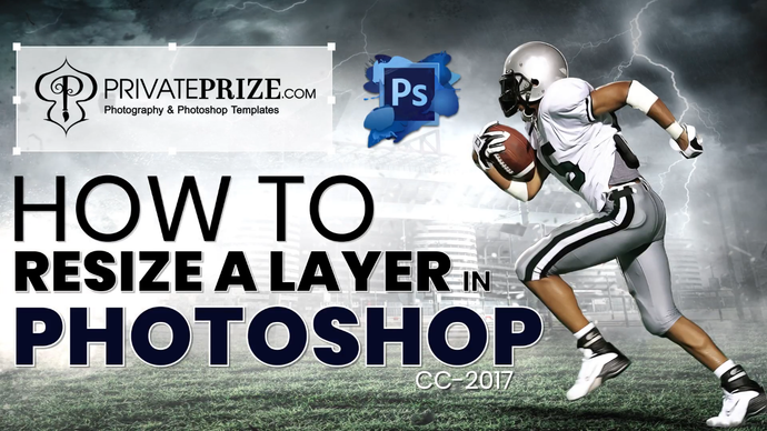 How to resize a layer in photoshop