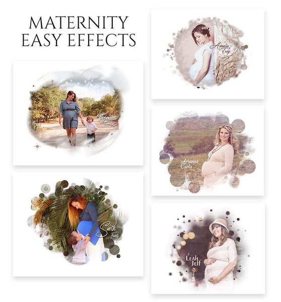 Capture Your First Maternity Photography With These Easy Effects Templates