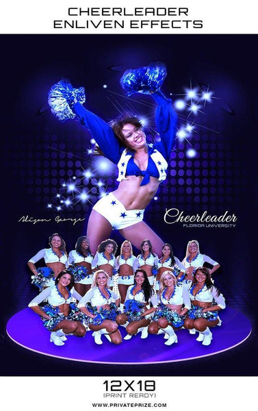 Cheerleader Creative Design Templates only for professional photographer
