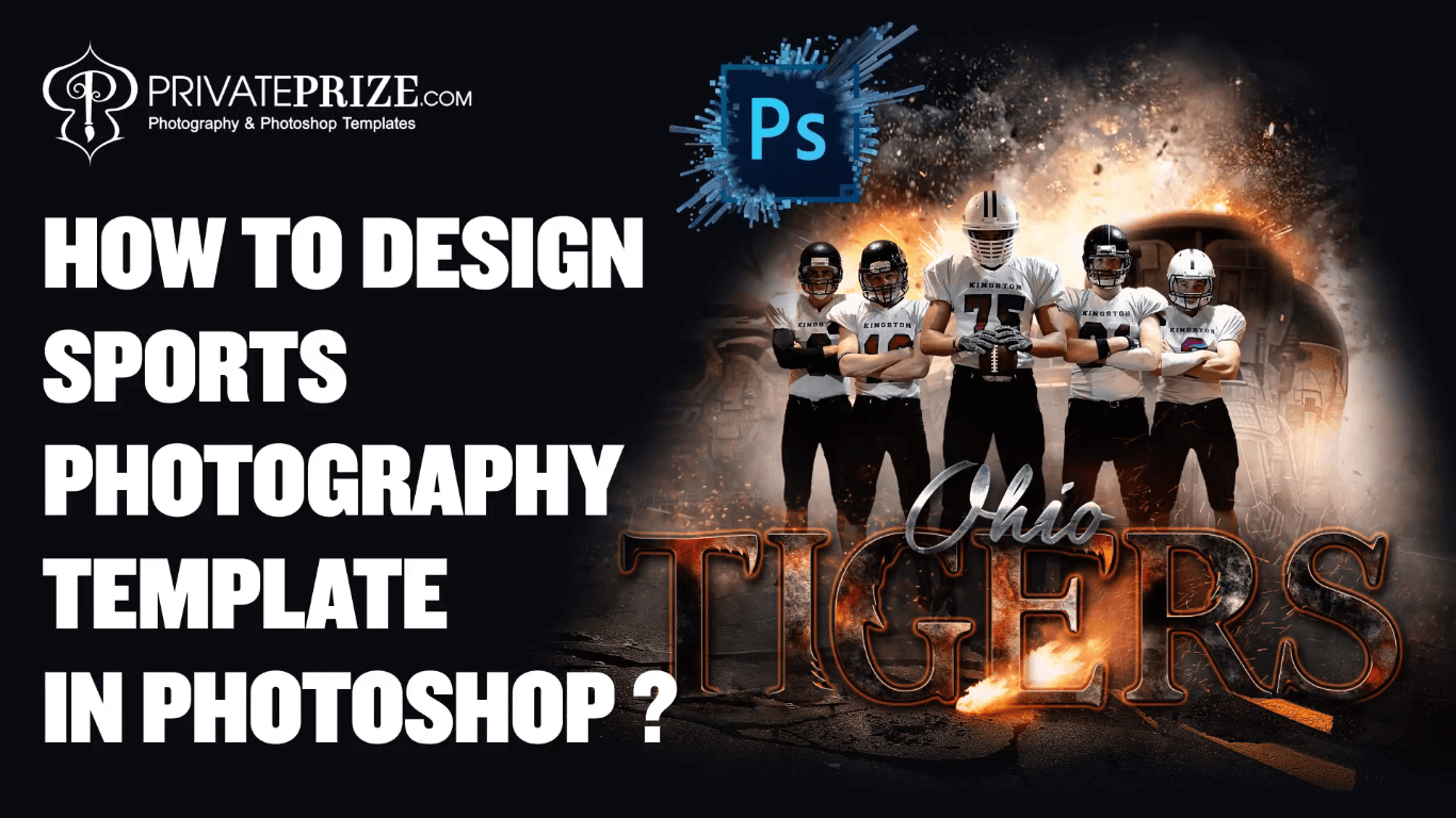 Tutorial video on how to design sports templates in photoshop ...