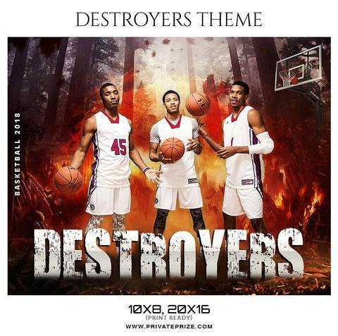 Best Basketball Sports Fire Photography Templates