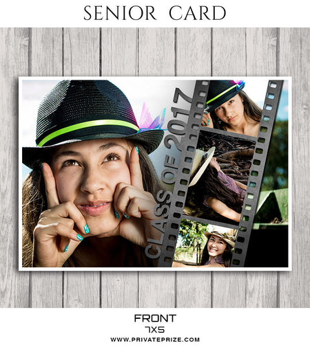 Allen- Senior Photocard - Photography Photoshop Template
