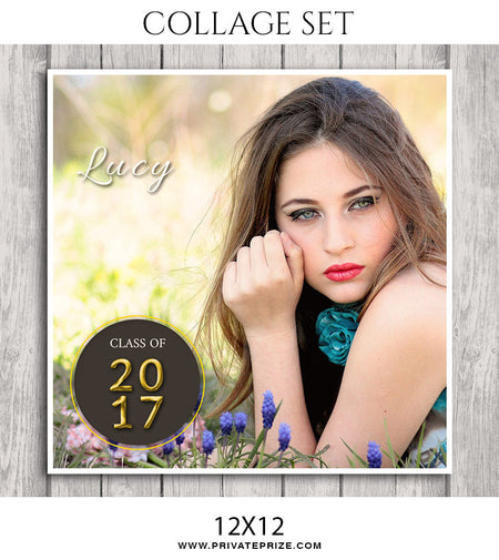 Happiness- Collage Set - Photography Photoshop Template