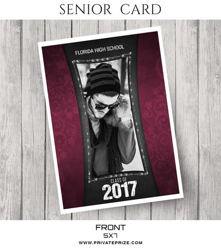 Jesus- Senior Photocard - Photography Photoshop Template