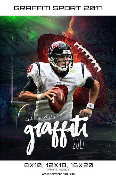 Grafitti 2017 Sports Template -  Enliven Effects - Photography Photoshop Template