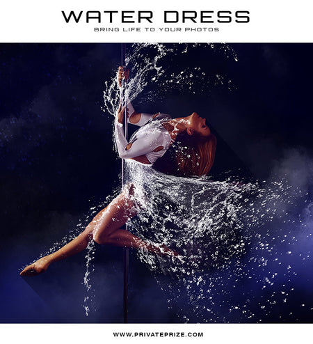 Water Dress Brush - Alice - Photography Photoshop Template