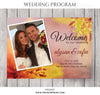 Alysan&cofin Wedding Program - Photography Photoshop Template