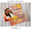 Alysan&cofin Wedding Program - Photography Photoshop Template
