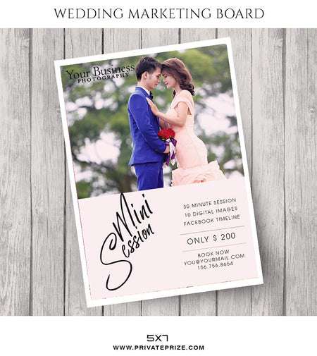 Couple Wedding Marketing Photography Board - Photography Photoshop Templates
