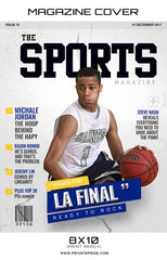 The Sports  - Sports Photography- Basketball Magazine Cover