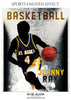 JOHNNY-RAY-BASKETBALL- SPORTS ENLIVEN EFFECT - Photography Photoshop Template