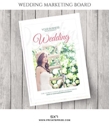 Pink Wedding Marketing Photography Board