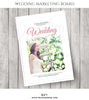 Pink Wedding Marketing Photography Board - Photography Photoshop Template
