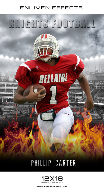 Knights High School Sports - Enliven Effects - Photography Photoshop Template