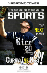 Magazine-Sports Photography- Baseball Magazine Cover