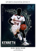 Kenneth- Basketball 2017- Sports Photography-Enliven Effects - Photography Photoshop Template
