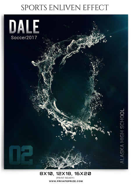 Dale-Soccer 2017- Sports Photography-Enliven Effects - Photography Photoshop Template