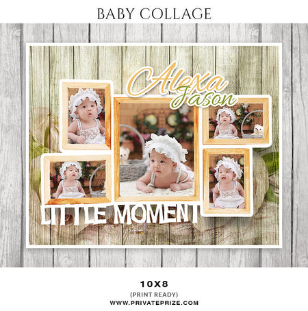 Baby Collage Set - Alexa Jason - Photography Photoshop Template