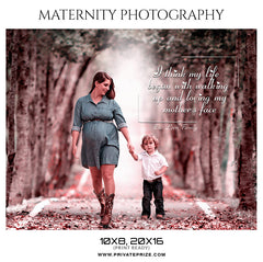 The Leon Family - Maternity Photography Template