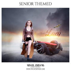 Pearl Lucy - Senior Themed Photoshop Template