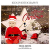 Christmas - Kids Photography Photoshop Template - Photography Photoshop Template