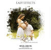 Maternity - Easy Effects - PrivatePrize - Photography Templates