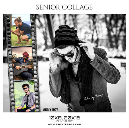 Andy Roy - Senior Collage Photography Template - Photography Photoshop Template