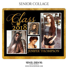 Jenifer Thompson - Senior Collage Photography Template