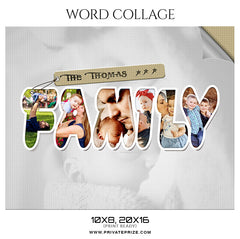 The Thomas Family - Word Collage