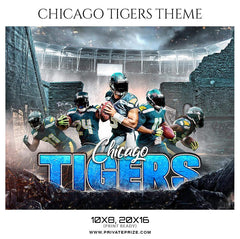 Chicago Tigers - Football Themed Sports Photography Template